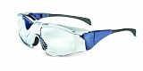 Uvex S3150X Ambient OTG Safety Eyewear, Large Blue Frame, Clear UV Extreme Anti-Fog Lens