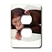 Monkey - Cute Chimpanzee - Light Switch Covers - 2 plug outlet cover
