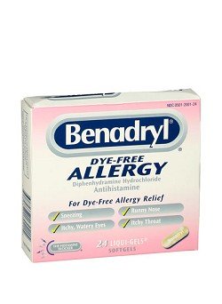 Benadryl Dye-Free Allergy Relief LiquiGels -- 24 Liquid Gel Capsules