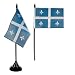 Drapeau de table Canada Quebec, mini drapeau - 10 x 15 cm
