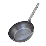 DeBuyer Mineral B Element Country Cheff Iron Pan, 9.4-Inch Round