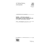 ISO 2060:1994, Textiles -- Yarn from packages -- Determination of linear density (mass per unit length) by the skein method