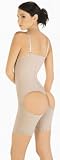 Slim Powernet Latex Braless Above The Knee Body-Shaper Style 1029