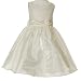 Toddler Girls Flower Girl Dress LITO IVORY Wedding Formal Special Occasion 2T-12