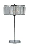 IMAGE OF Lite Source LS-21247C/CLR Claro Table Lamp, Chrome with Crystal Glass Shade