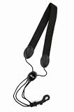 Rico Saxophone Strap, Tenor/Baritone, Black Nylon, Snap Hook