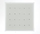 STERLING SILVER NOSE STUD WITH CLEAR CZs (20 Pieces/Box) 10mm Total Length