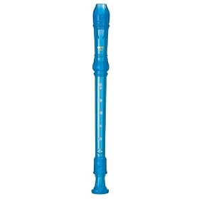Yamaha descant recorder, Blue