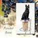 German Shepherd Dog Wine Bottle Stopper - Black