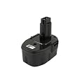 14.4V 3.0Ah Ni-MH Battery for Dewalt DCD920KX DCD930KX DCD930VX DW054K DW055K DW906 DW9091� DW9094 DW918 DW928K DW931K DW935K DW937K DW941K DW966K DW969K DW983K DW984K DW985 DW985K DW985KV DW991K DW992K DW994KQ DW996K DW996KQ, fits DE9091 DE9502
