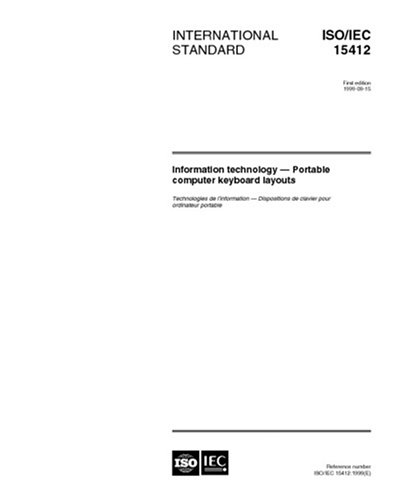ISO/IEC 15412:1999, Information technology -- Portable computer keyboard layouts