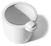 Keepeez 0.3-quart Canister Porcelain Dish With 3.5" Sealer (Pack of 3)