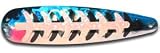 Warrior Lures Blue Dragon Slayer standard or magnum fishing trolling spoon