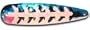 Warrior Lures Blue Dragon Slayer standard or magnum fishing trolling spoon