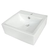 Elements of Design EV4042 Designer Fauceture Commodore Vitreous China Bathroom Vessel, White