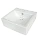 Elements of Design EV4042 Designer Fauceture Commodore Vitreous China Bathroom Vessel, White Image