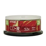 Samsung 52x CD-R, 25 Pack Spindle