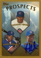 Vernon Wells, Toronto Blue Jays, 1999 Topps Prospects Autographed Card