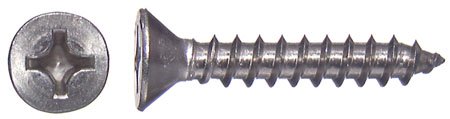 ROC-6024-197 Phillips Flat Head Sheet Metal Screw 8 Thd., 3/4 Long