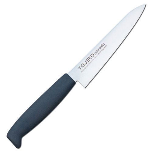 トウジロウ カラー庖丁 ぺティーナイフ 12cm ブラックF-250BK