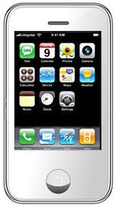 KA08 2GB White Touch Screen Mobile Phone Mini I9 Mini I68