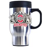 Ohio State Buckeyes Stainless Steel 18 oz Travel Beverage Mug - NCAA College Athletics Fan Shop Sports Team Merchandise