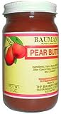 Pear Butter 3 jars: Baumans Family Butters