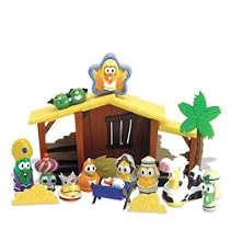 Veggie Tales Nativity Set