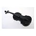 Musical Instruments : Crescent 4/4 Full Size Violin with Case - Black Color - Complete Set