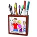 Londons Times Funny Society Cartoons - Going For The Juggler - Tile Pen Holders-5 inch tile pen holder