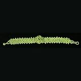 Outdoor Living : Beaded Flower Choker Lime Green