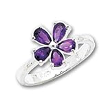 31HqDgMD4GL. SL160  Sterling Silver Amethyst Ring