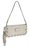 Michael Kors Astor Grommet Clutch Purse in Vanilla