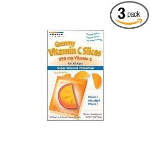 Rainbow Light Gummy Vitamin C Slices   30 Pk,  (Pack of 3)