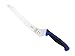 Mercer Culinary M23890BL Millennia 9-Inch Offset Wavy Edge Bread Knife, Blue