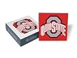 Set of 4 Ceramic Coasters (4"x4") Ohio State Coaster Set Ohio State Buckeyes Beverage Drinkware