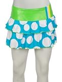 Dots Skirt Swimwear, Blue / White / 14