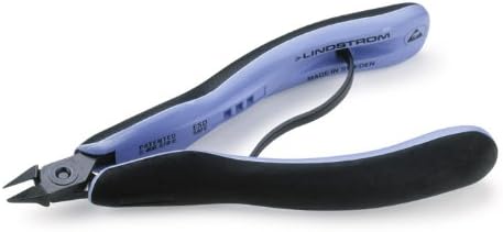 Lindstrom RX8147 - RX Series Flush Cutter - Small Tapered and Relieved Head - Ergonomic Handles - 18-38 Guage Cutting Capacity - 5.33" L