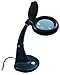 15'' SLEEK 3X MAGNIFYING LAMP STAND IN BLACK Black