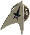 Licensed Star Trek Silver & Black Insignia Pin