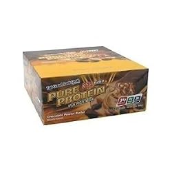 Pure Protein High Protein Bar, Chocolate Peanut Butter, 6 Bars, 1.76 Ounces (Pack of 2)