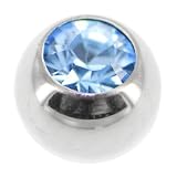 5mm Aqua SWAROVSKI Crystal Replacement Ball