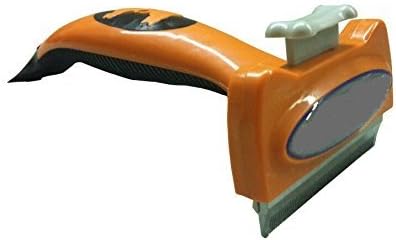 FurMagic Professional 2.65" Deshedding Tool for Grooming Medium Size Dogs Premium Stainless Steel Comb Gently Thins Unwanted Hair and Fur for Happy Pets and Happier Owners