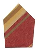 Durable Flat Weave 100% Cotton Brown and Rust Striped Napkins 22x22 Inches Set of Six