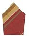 Durable Flat Weave 100% Cotton Brown and Rust Striped Napkins 22x22 Inches Set of Six