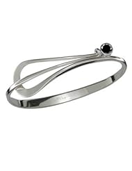 Ed Levin, Lady Slipper Bracelet, Black Onyx, .925 Sterling Silver & 14K Gold, Sizes S - L
