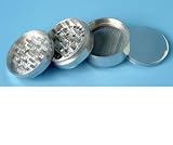 STAR BRAND LARGE PREMIUM AEROSPACE 2.5 Inch Wide MAGNETIC ALUMINUM TOBACCO GRINDER SPACECASE QUALITY