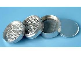 HI GRADE 2.5 STAR Brand Aluminum Tobacco Grinder Magnetic AS A SPACECASE