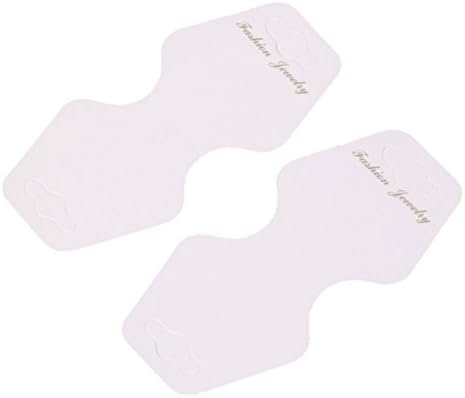 RHH 100 White Necklace Jewellery Display Cards