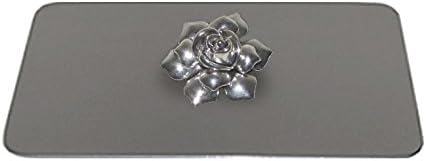 Toaster Tops A3003-2S Silver Flower Toaster Top, Silver